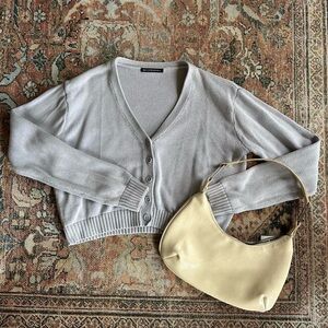 Light blue, purple Brandy Melville Cardigan